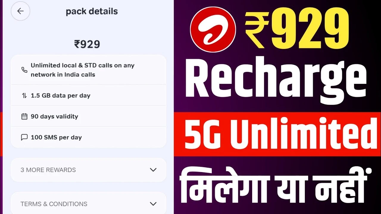 Airtel Recharge Plan 929